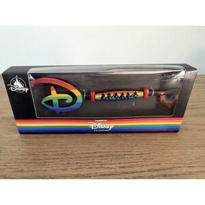 Disney Store Collectible Key THE WALT DISNEY COMPANY PRIDE COLLECTION Rainbow